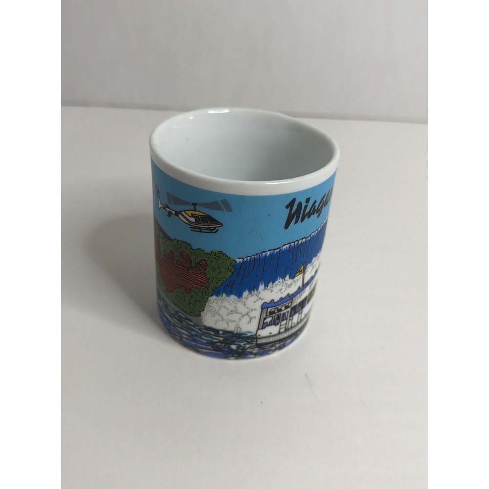Niagara Falls Souvenir Coffee Mug Maid Of The Mist Boat Graphic Ceramic Cup - Picture 4 of 7